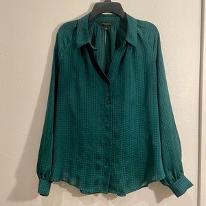 Banana Republic Button Down Green Shirt